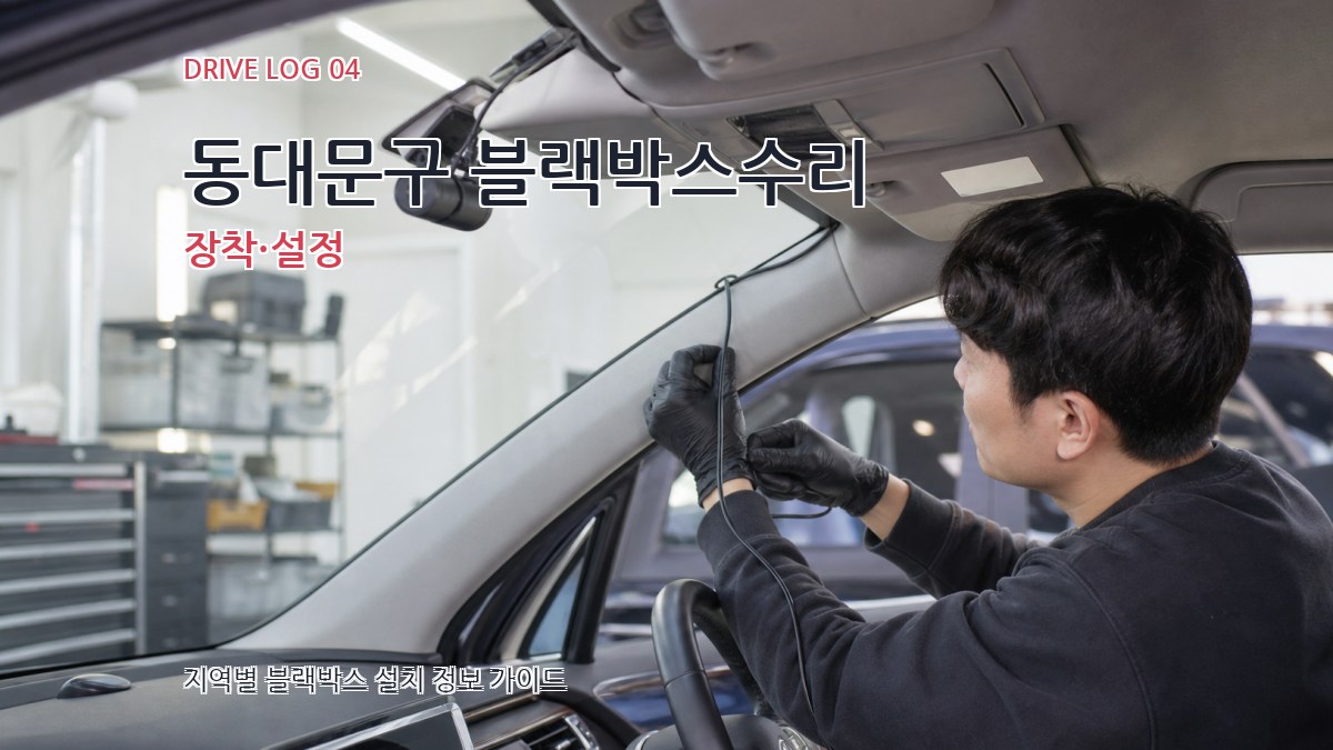 동대문구 블랙박스수리 장착·설정
