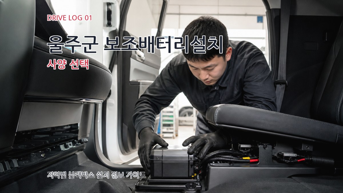 울주군 보조배터리설치