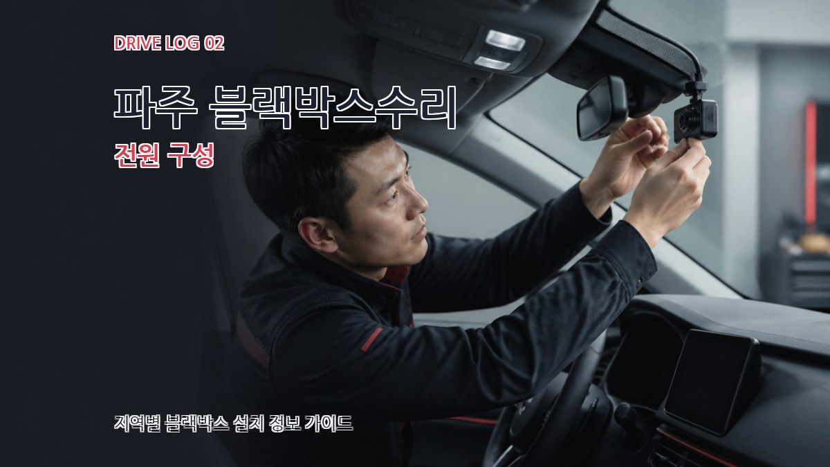 파주 블랙박스수리 전원 구성