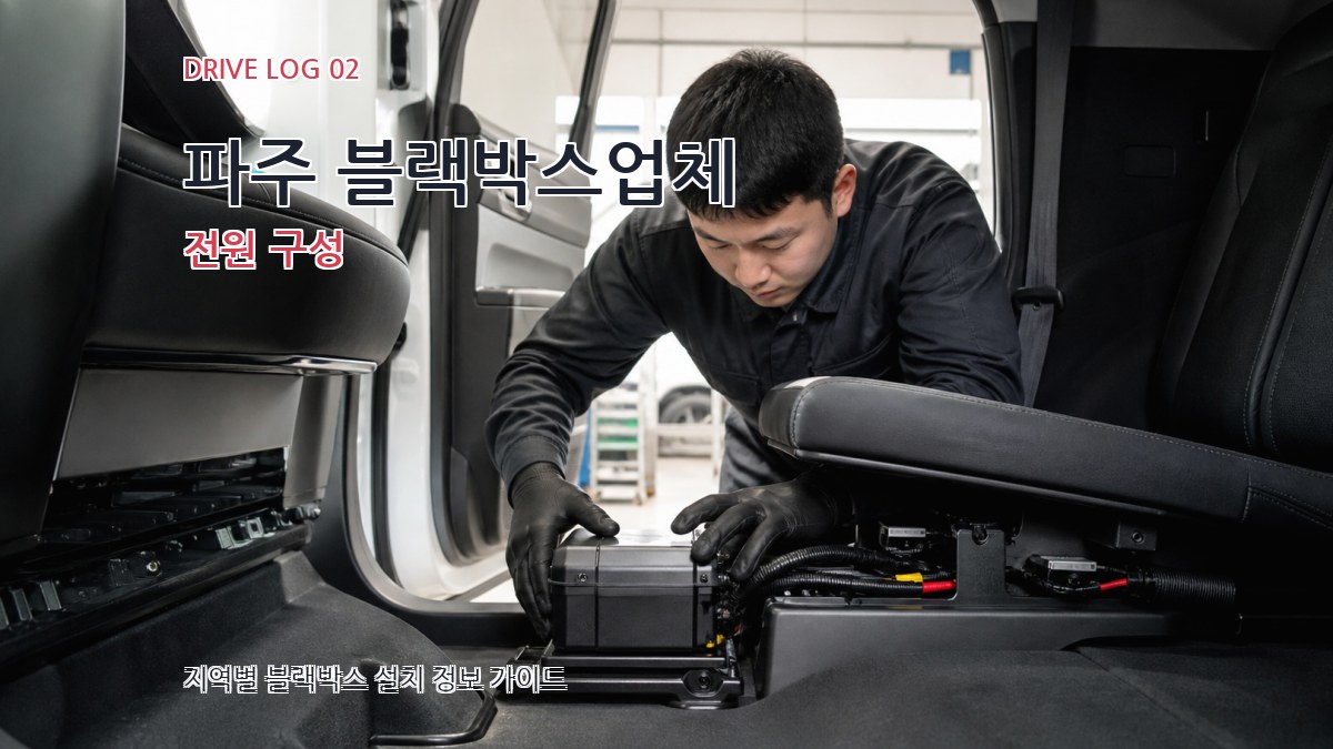 파주 블랙박스업체 전원 구성