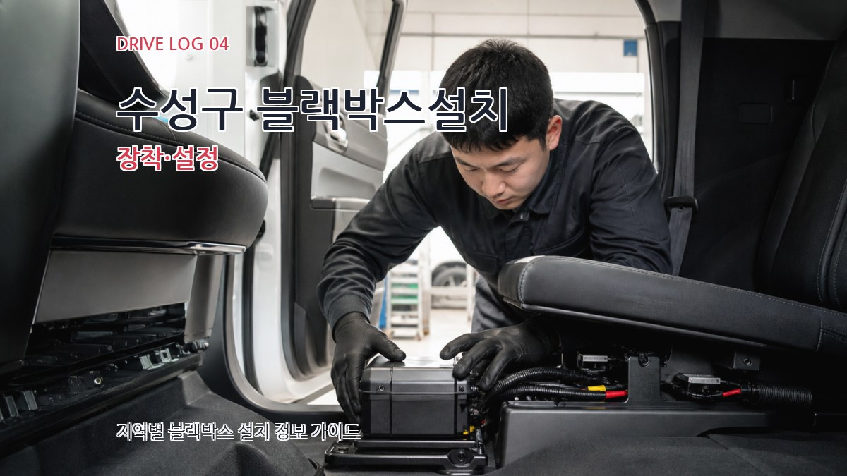 수성구 블랙박스설치 장착·설정