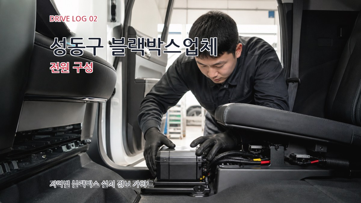 성동구 블랙박스업체 전원 구성