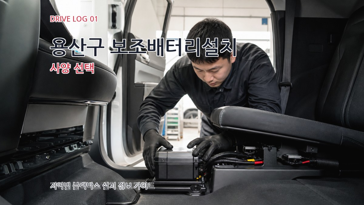 용산구 보조배터리설치