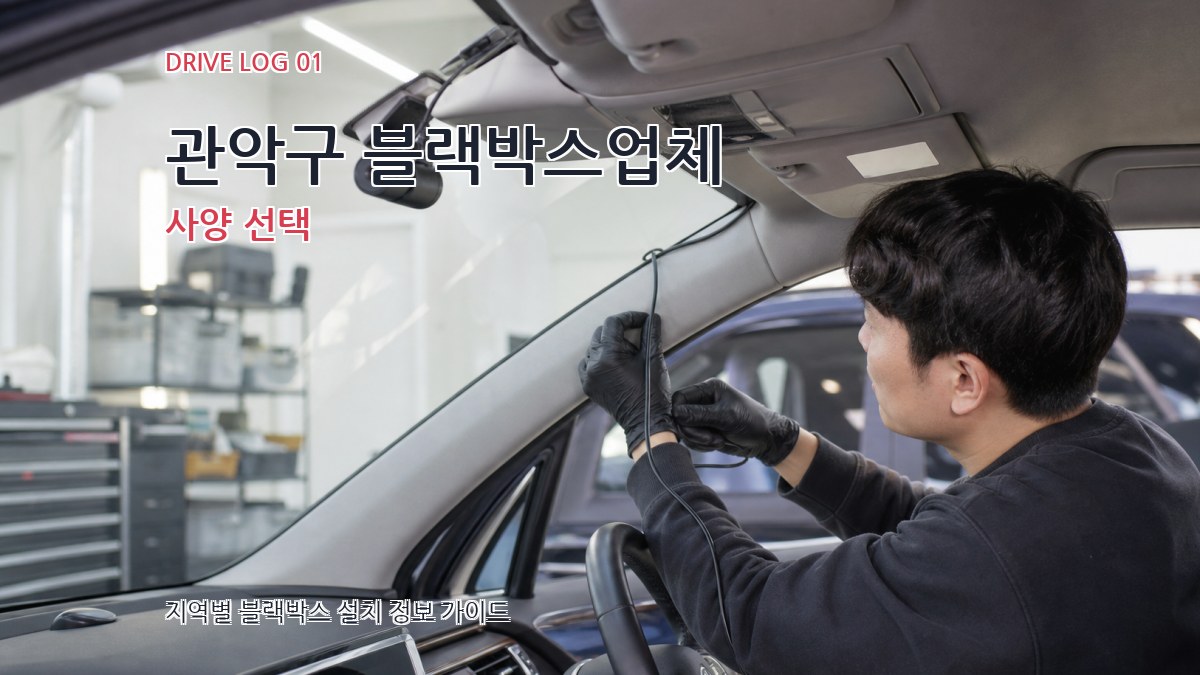 관악구 블랙박스업체