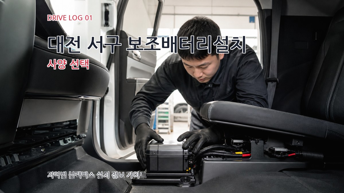 대전 서구 보조배터리설치