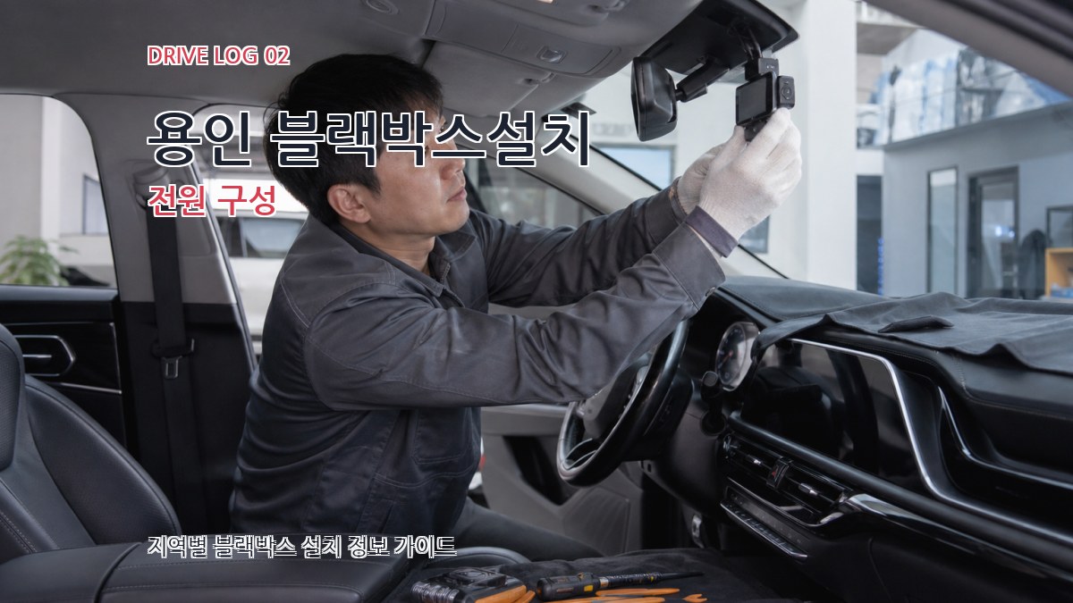 용인 블랙박스설치 전원 구성