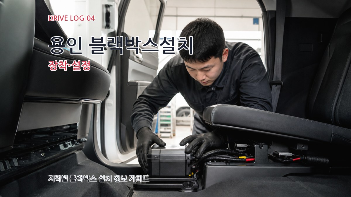 용인 블랙박스설치 장착·설정