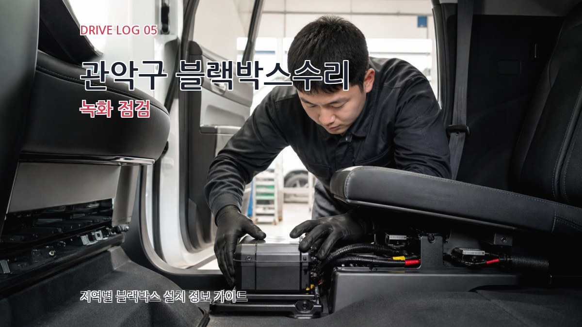 관악구 블랙박스수리 녹화 점검