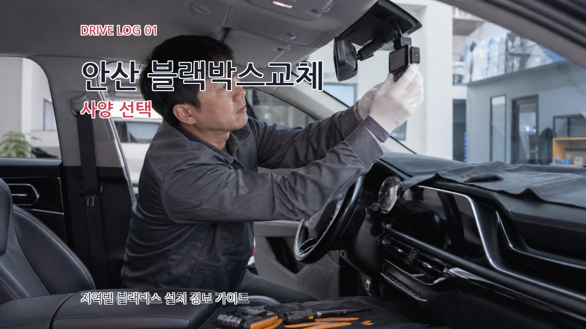 안산 블랙박스교체