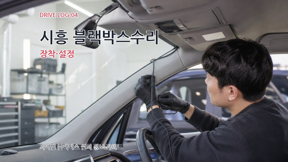 시흥 블랙박스수리 장착·설정