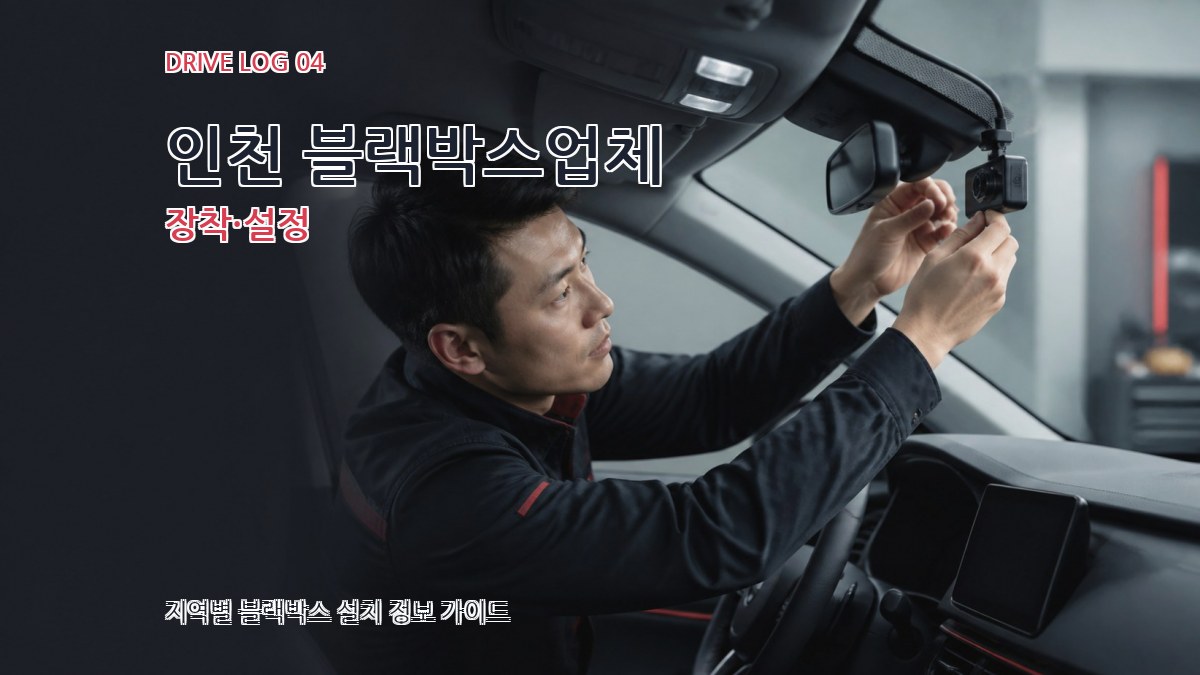 인천 블랙박스업체 장착·설정