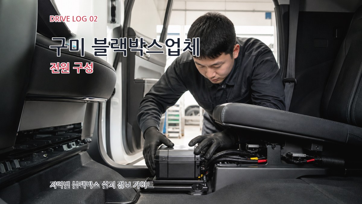 구미 블랙박스업체 전원 구성