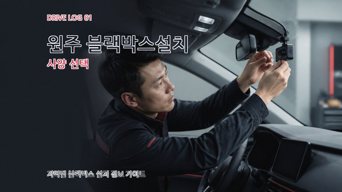 원주 블랙박스설치