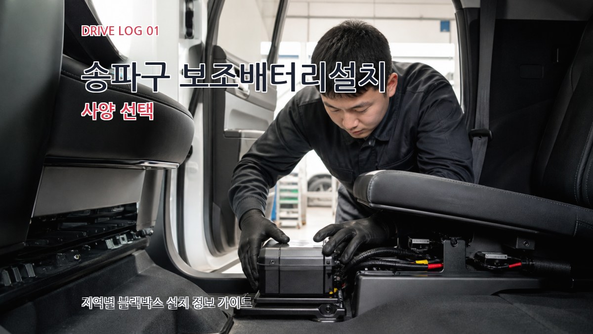 송파구 보조배터리설치