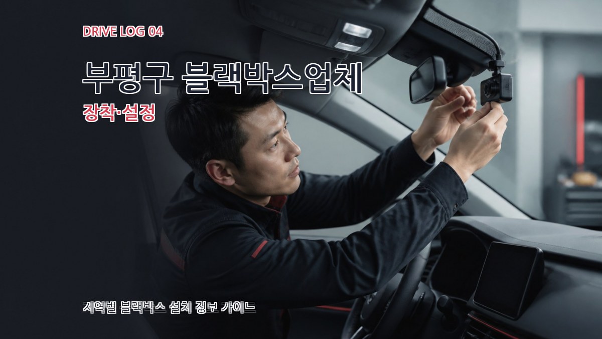 부평구 블랙박스업체 장착·설정