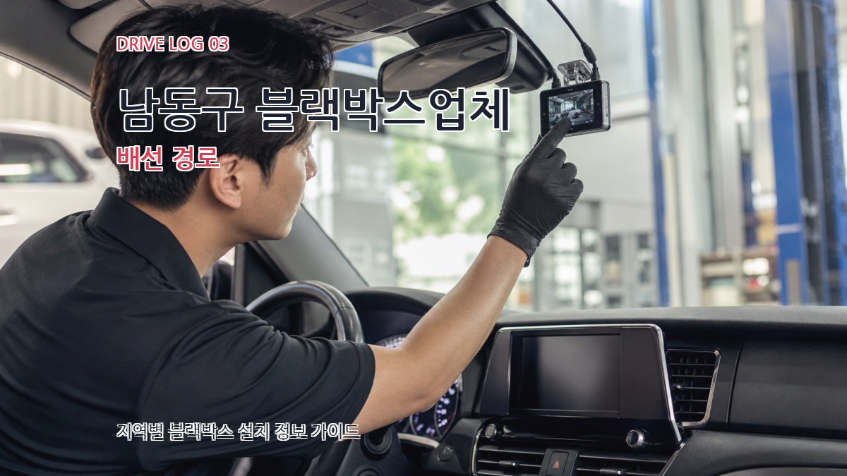 남동구 블랙박스업체 배선 경로