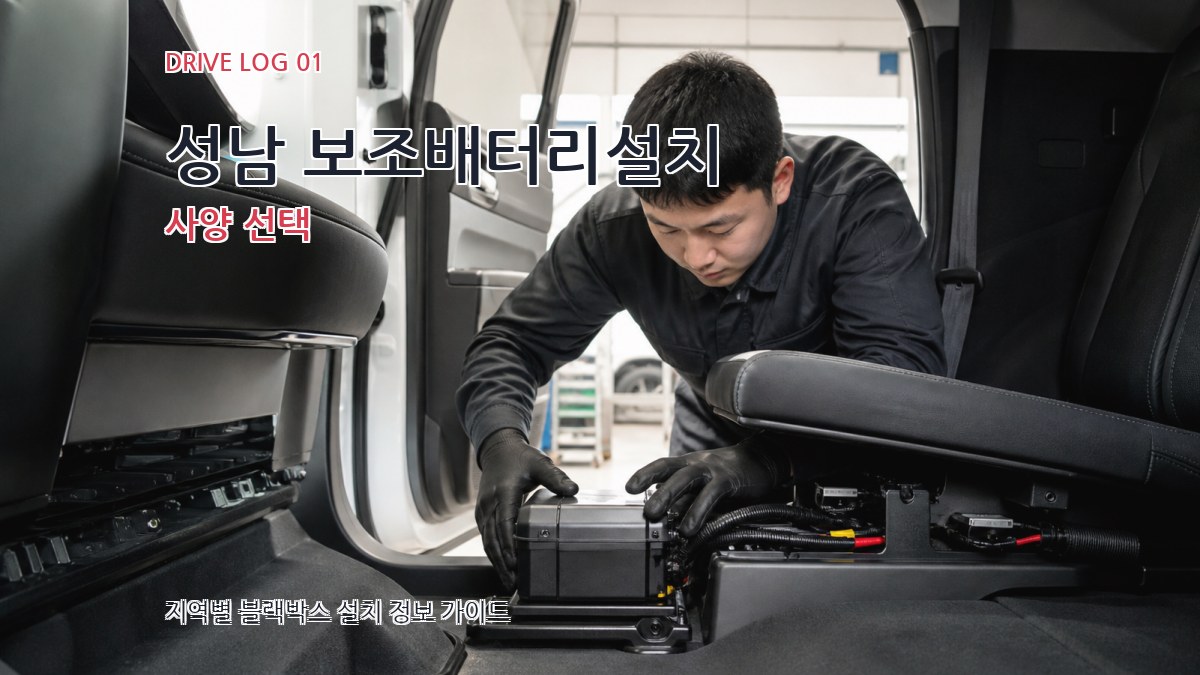 성남 보조배터리설치