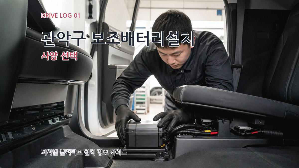 관악구 보조배터리설치