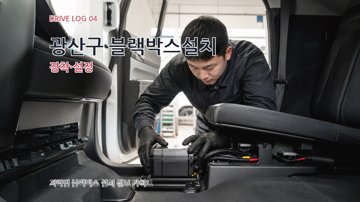 광산구 블랙박스설치 장착·설정