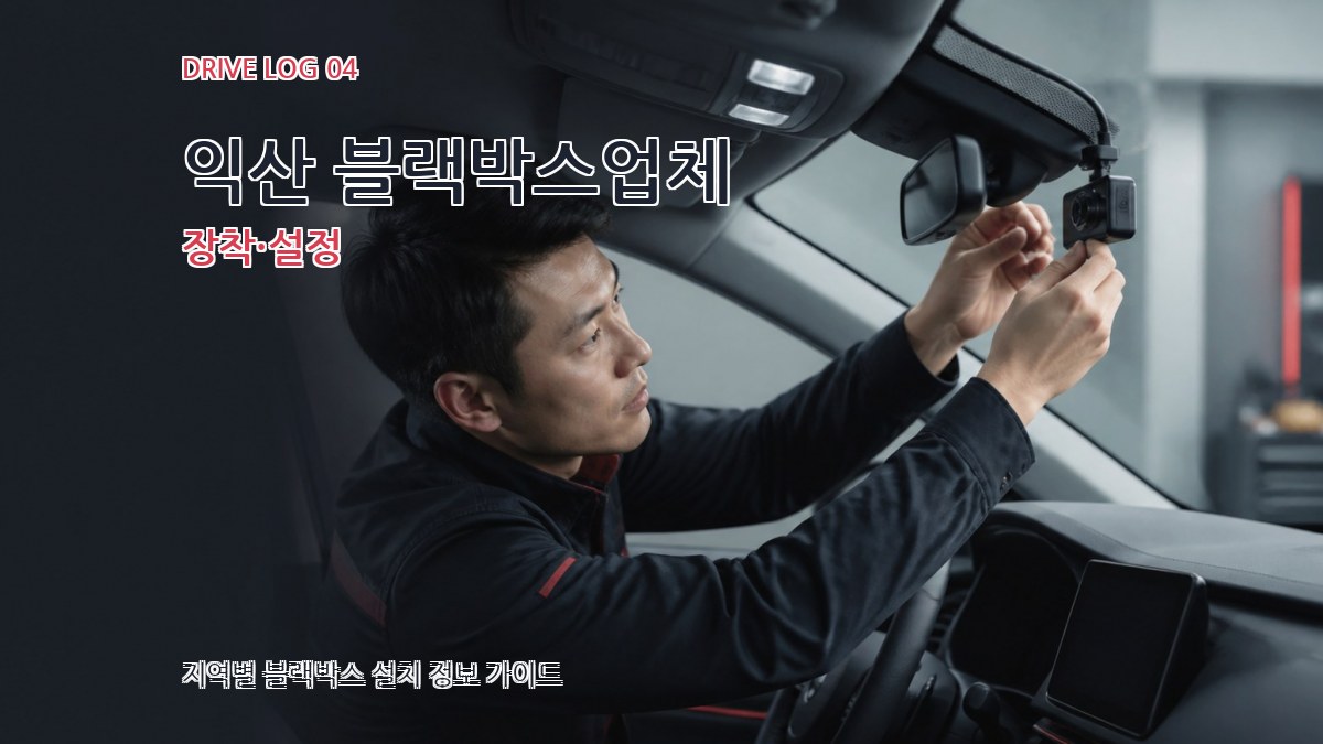 익산 블랙박스업체 장착·설정