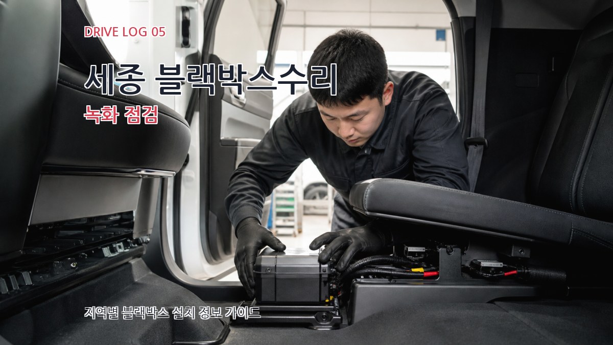 세종 블랙박스수리 녹화 점검