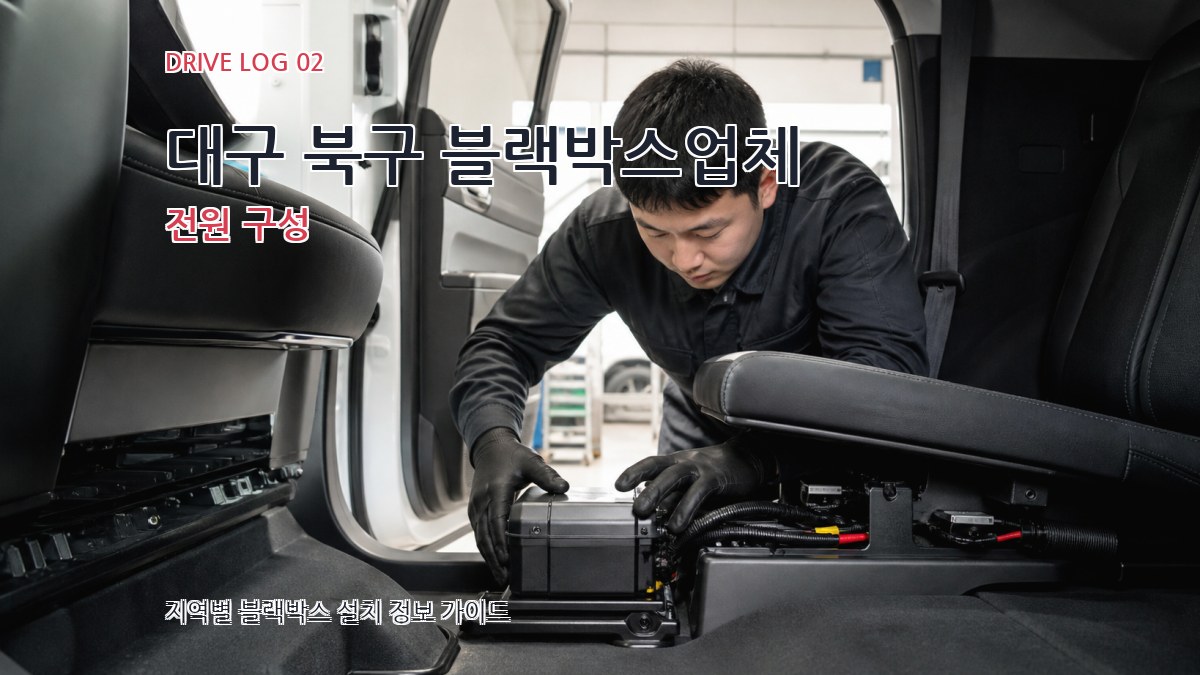 대구 북구 블랙박스업체 전원 구성
