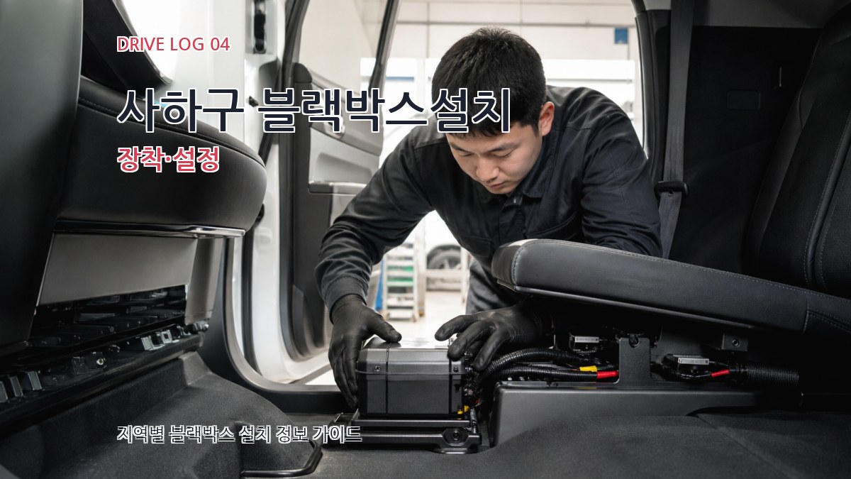 사하구 블랙박스설치 장착·설정