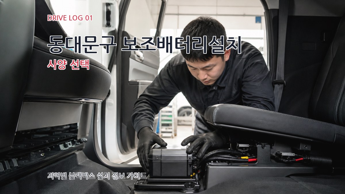 동대문구 보조배터리설치