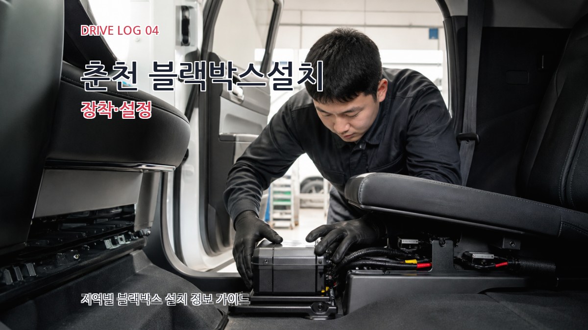 춘천 블랙박스설치 장착·설정