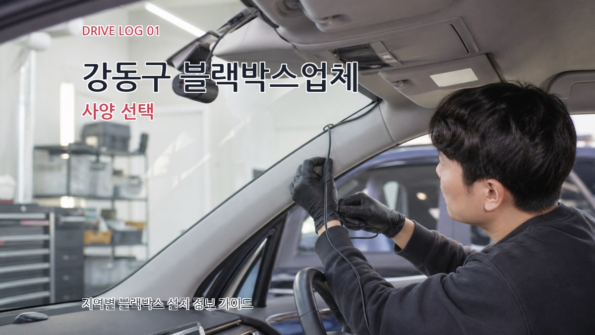강동구 블랙박스업체