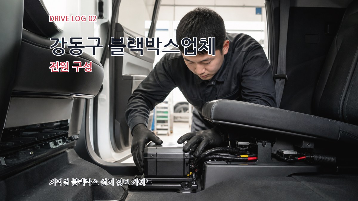 강동구 블랙박스업체 전원 구성