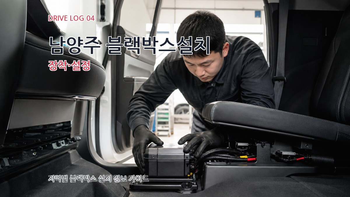 남양주 블랙박스설치 장착·설정