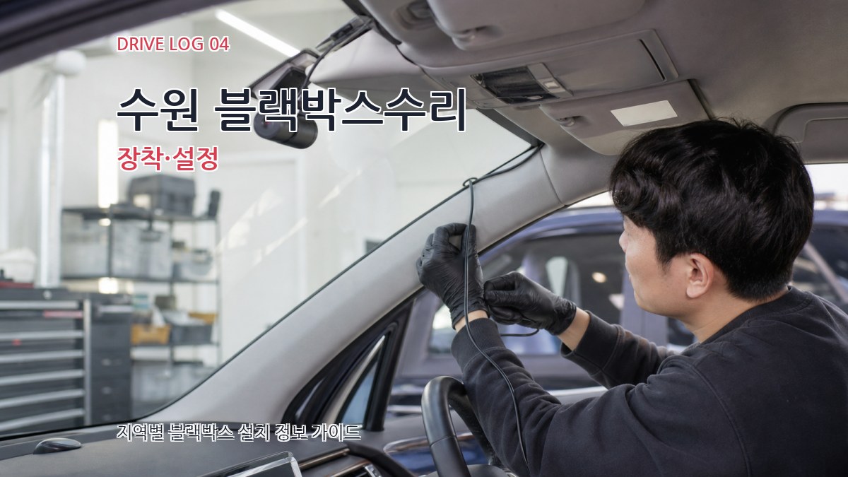 수원 블랙박스수리 장착·설정