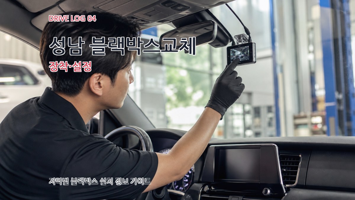 성남 블랙박스교체 장착·설정