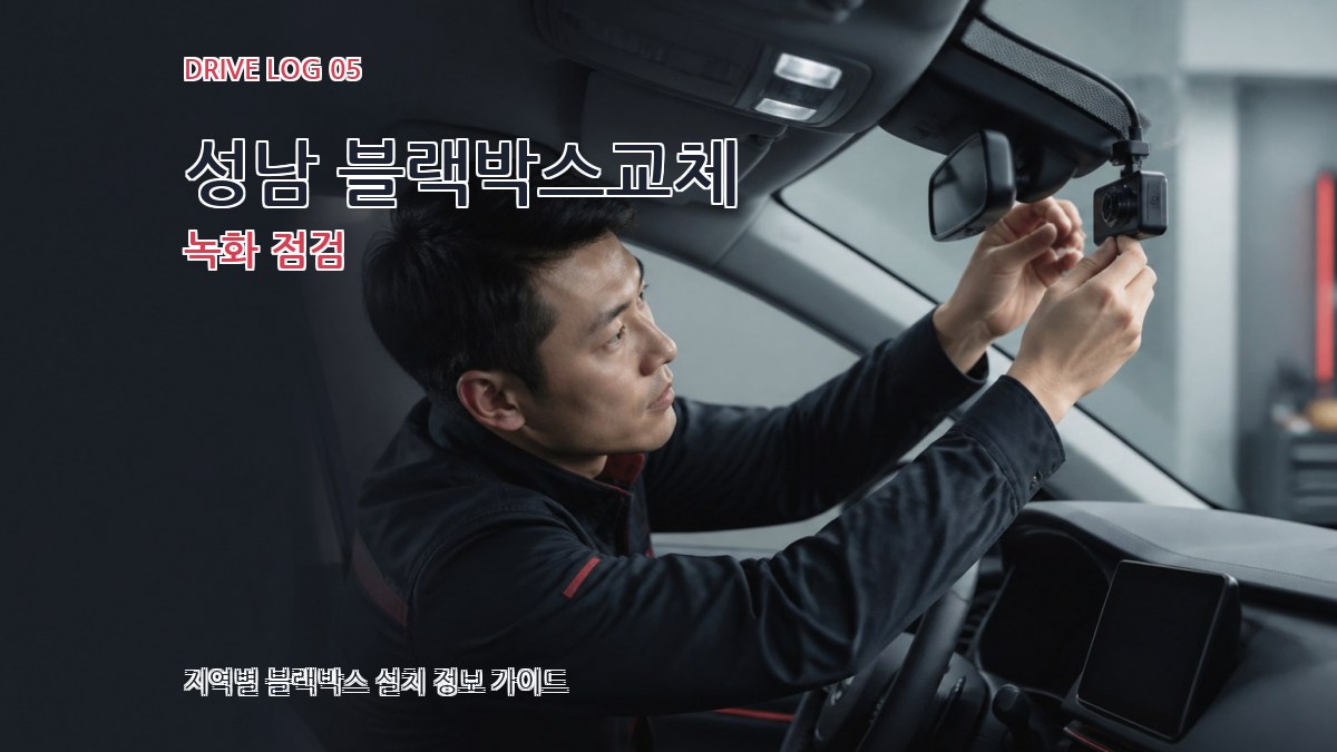 성남 블랙박스교체 녹화 점검