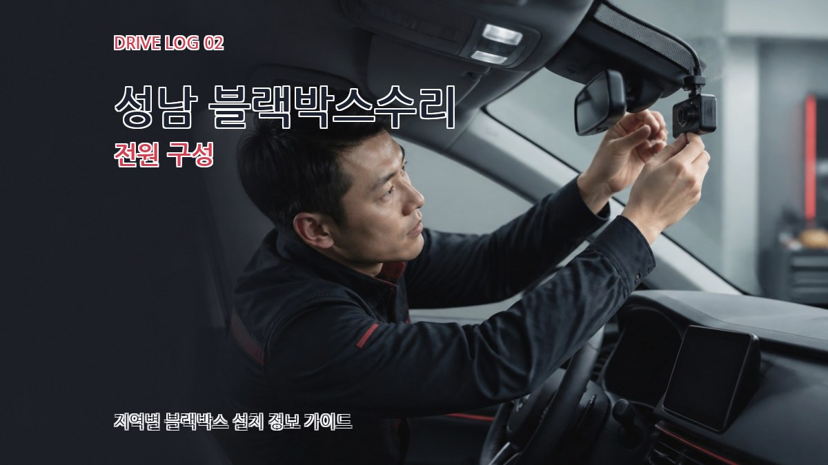 성남 블랙박스수리 전원 구성