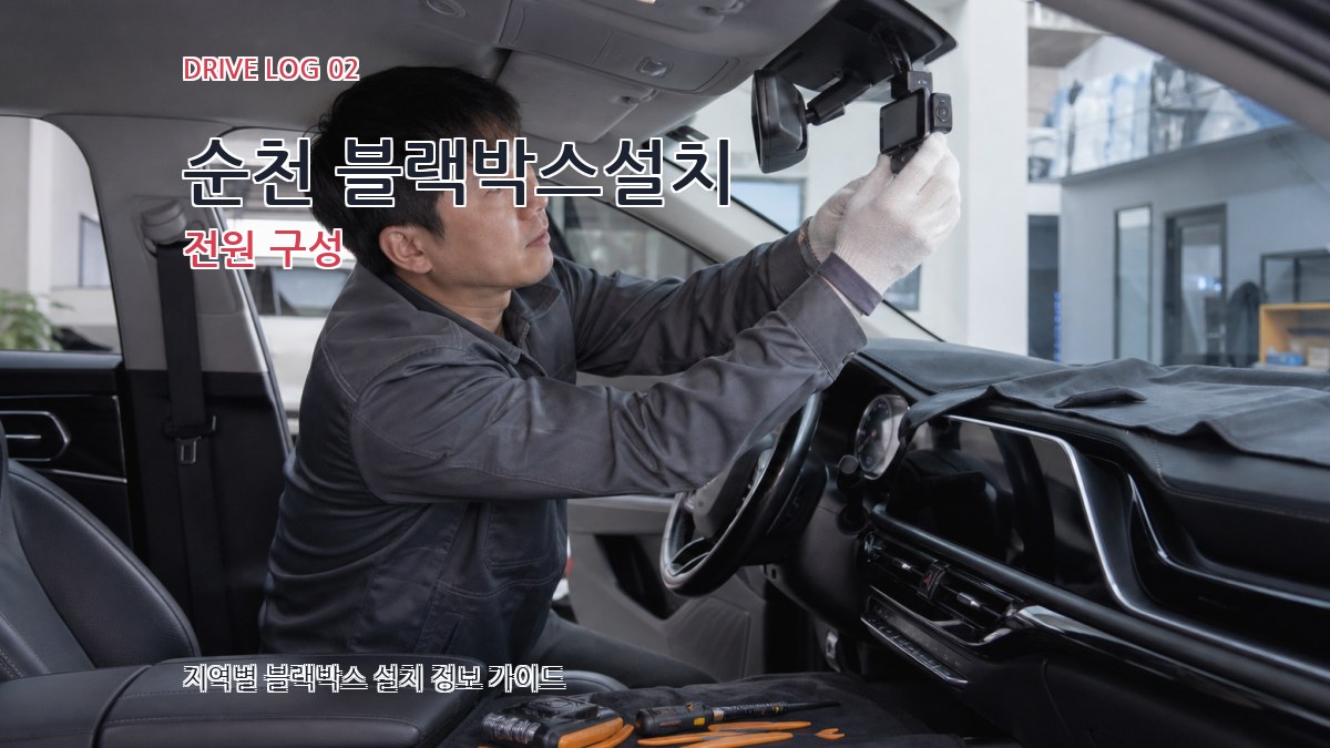 순천 블랙박스설치 전원 구성