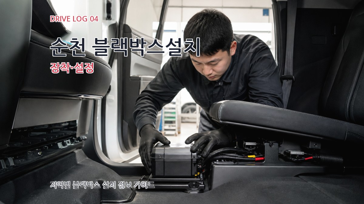 순천 블랙박스설치 장착·설정
