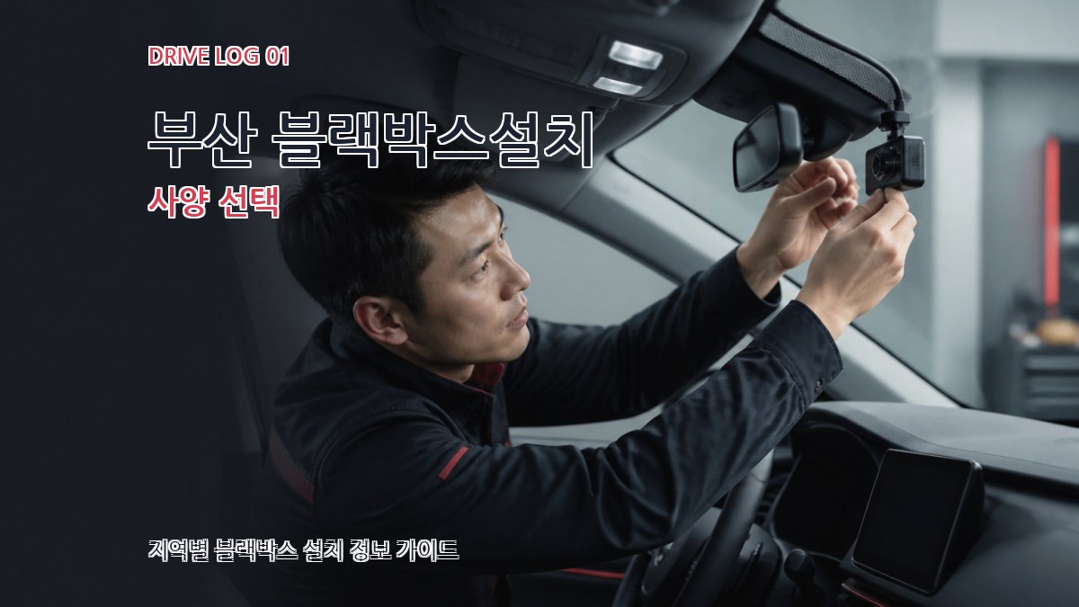 부산 블랙박스설치