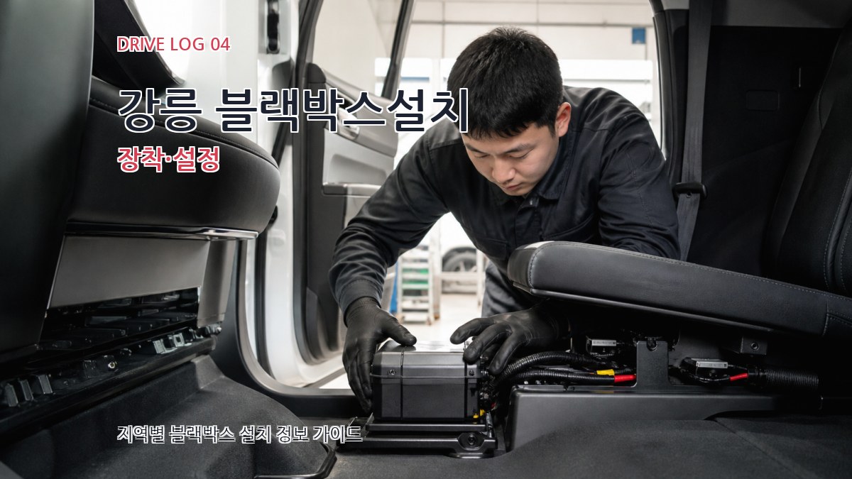 강릉 블랙박스설치 장착·설정