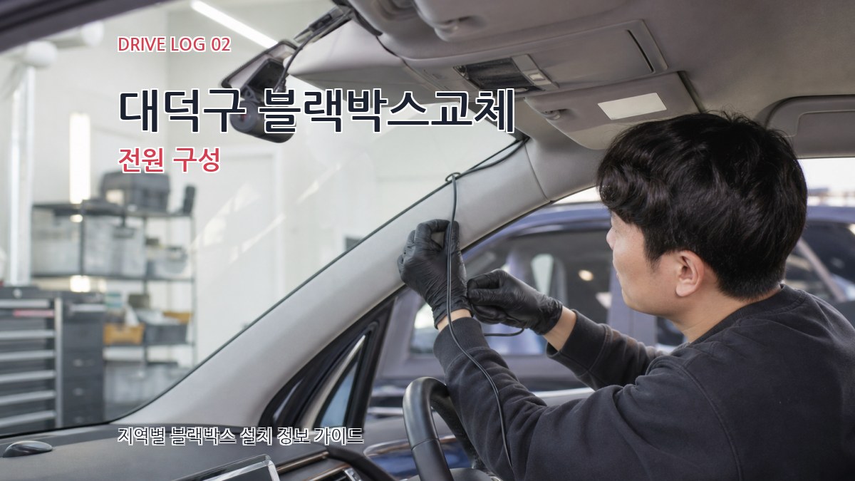 대덕구 블랙박스교체 전원 구성