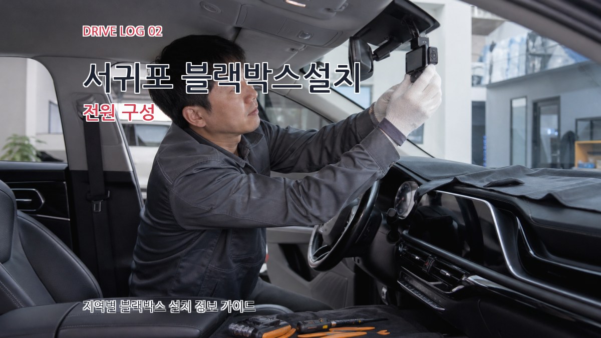 서귀포 블랙박스설치 전원 구성