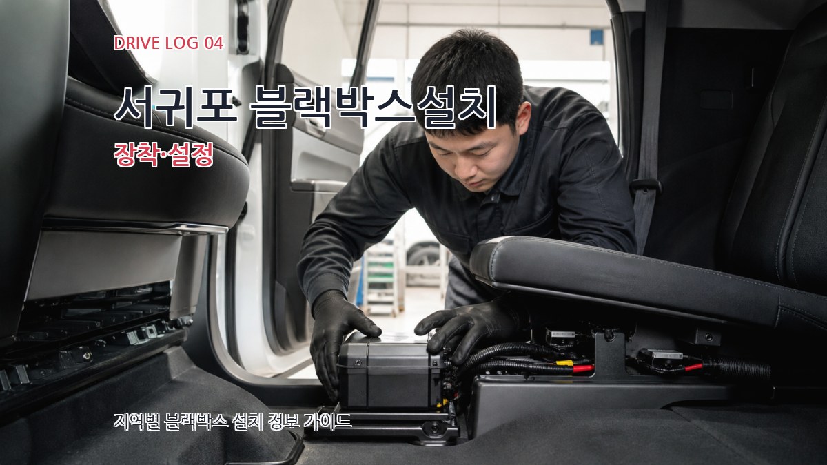 서귀포 블랙박스설치 장착·설정