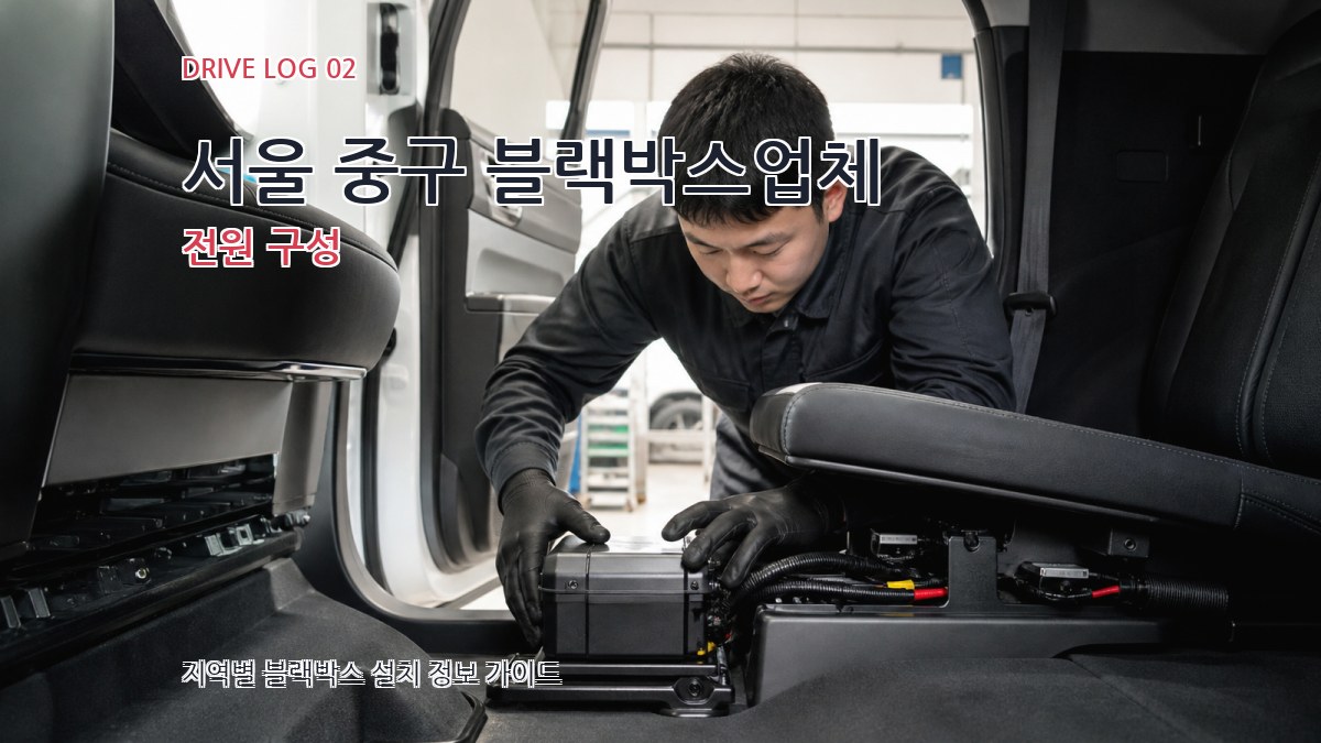 서울 중구 블랙박스업체 전원 구성