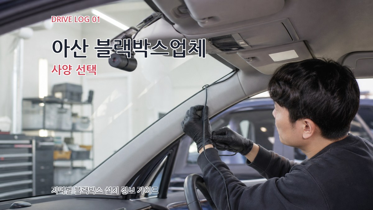 아산 블랙박스업체