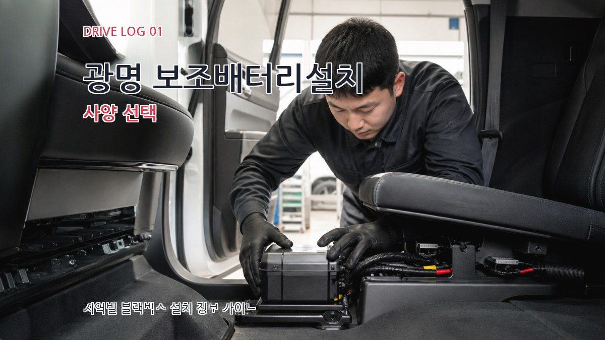 광명 보조배터리설치
