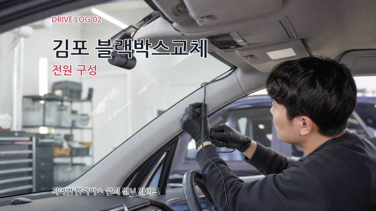 김포 블랙박스교체 전원 구성