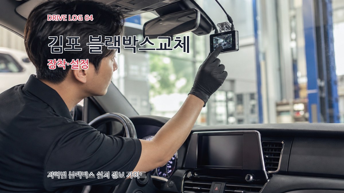 김포 블랙박스교체 장착·설정