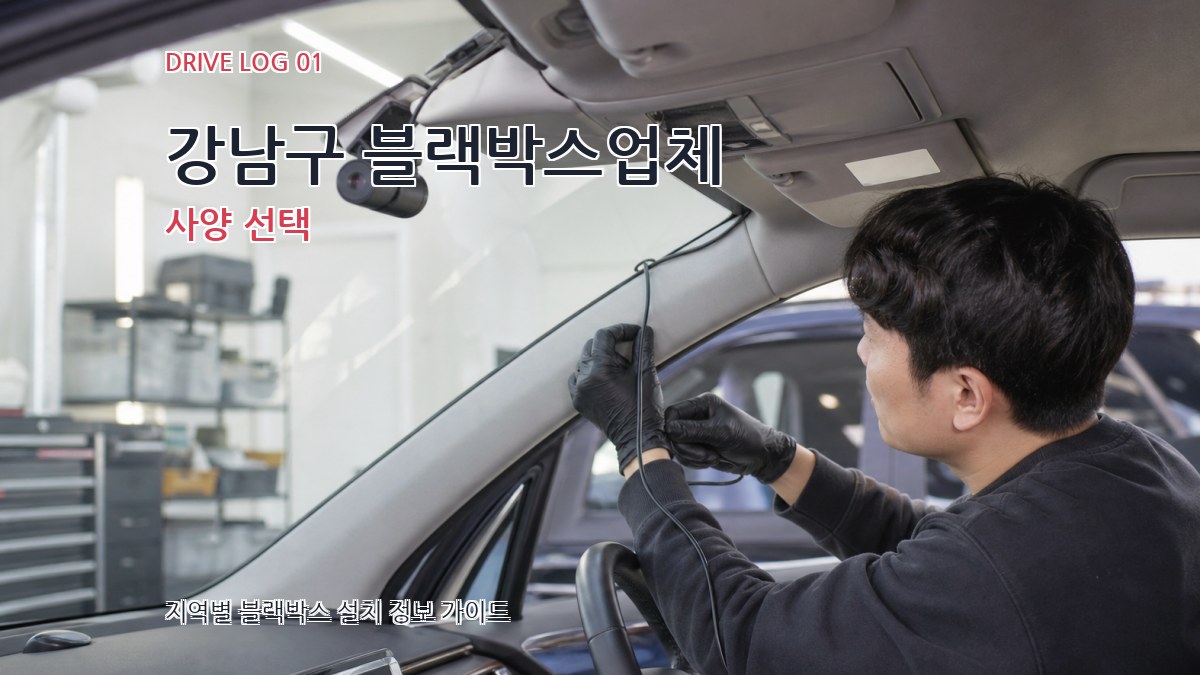 강남구 블랙박스업체