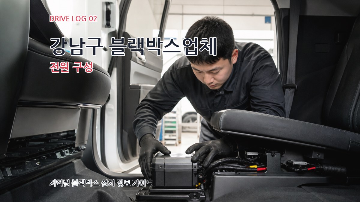 강남구 블랙박스업체 전원 구성